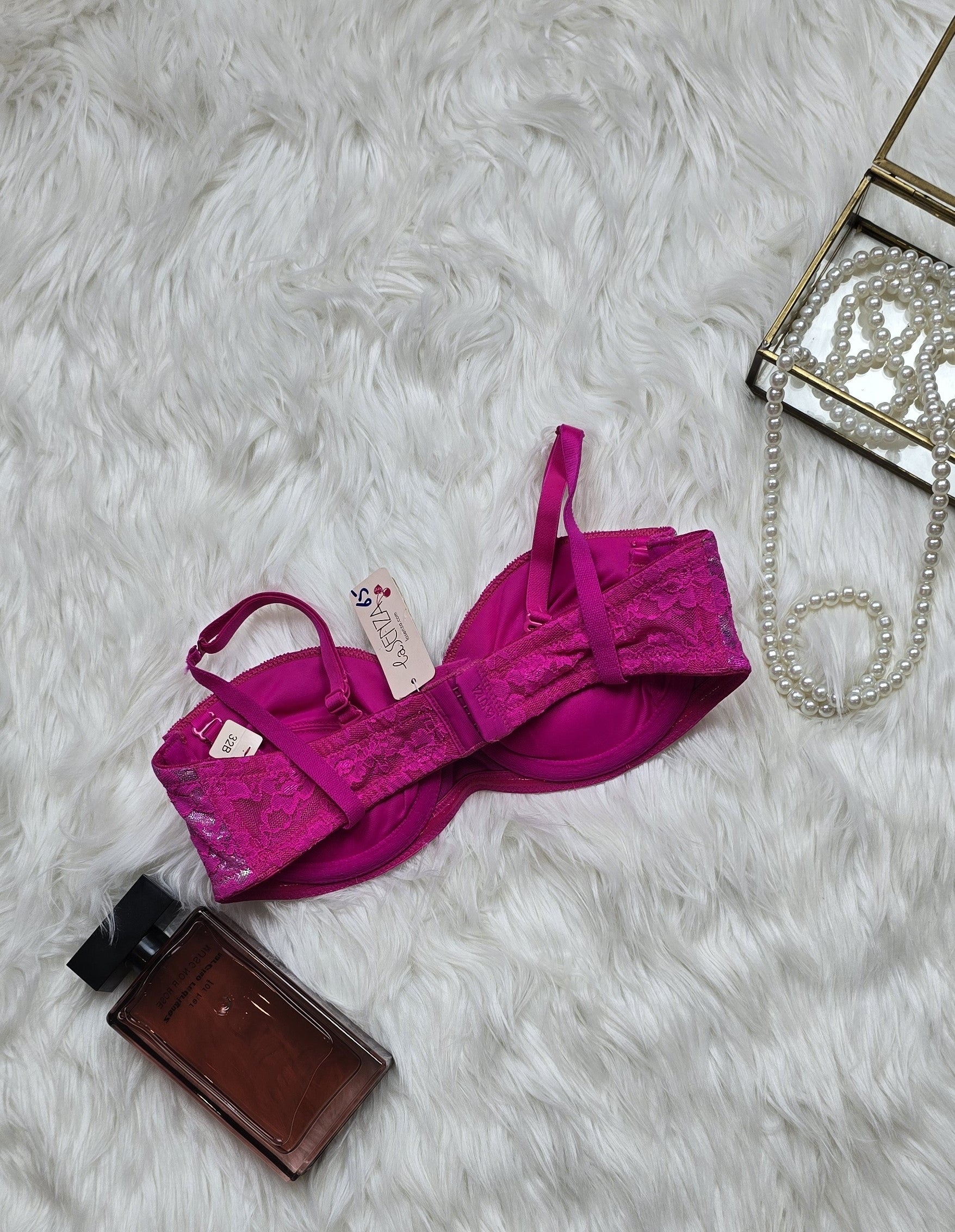 La Senza Perfectly Me Foil Lace Balconette Bra
