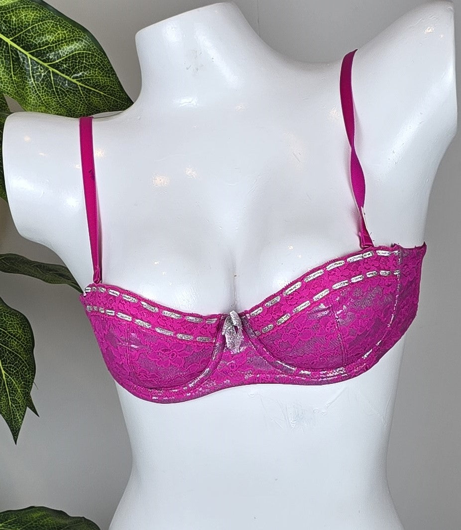 La Senza Perfectly Me Foil Lace Balconette Bra