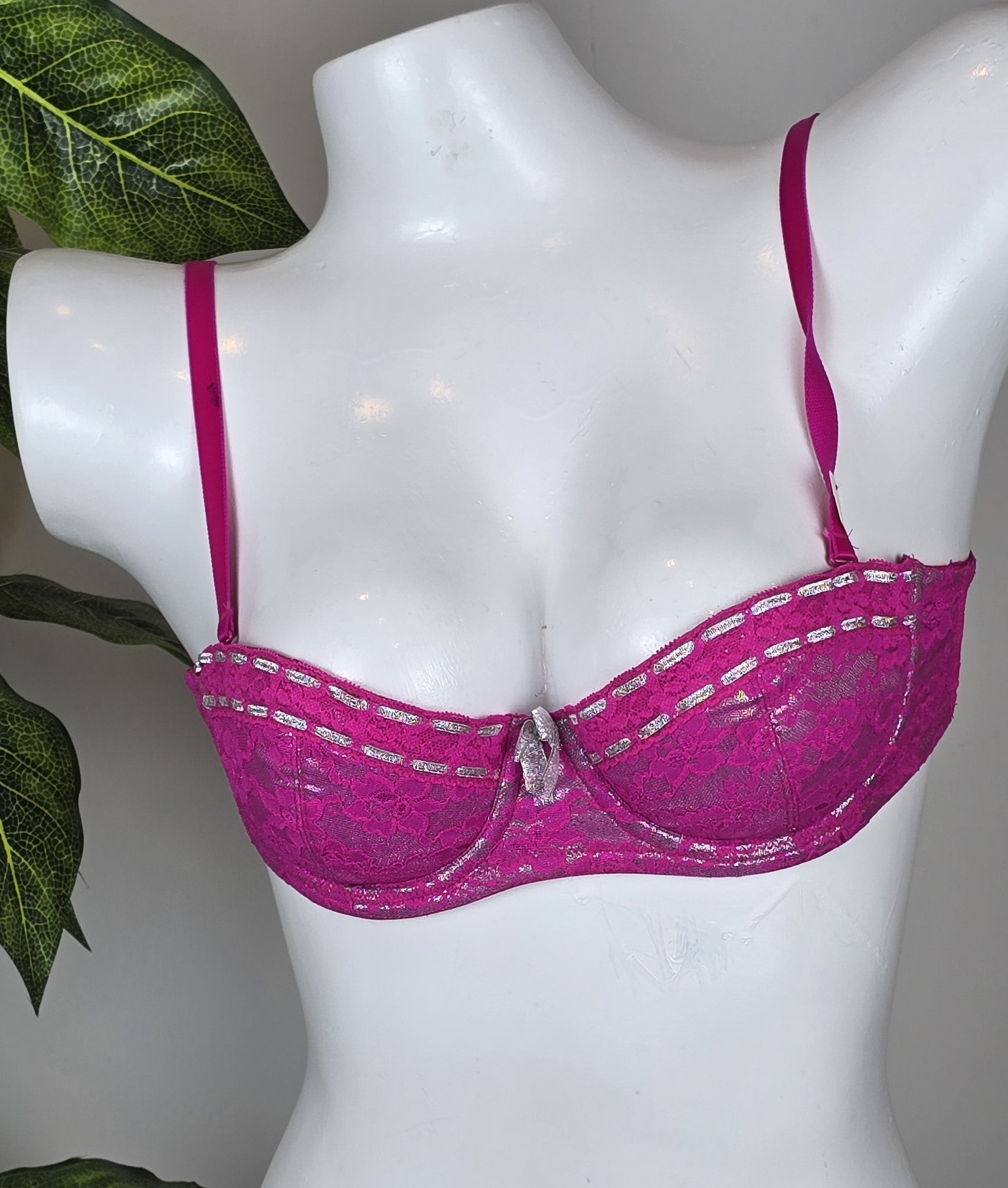 La Senza Perfectly Me Foil Lace Balconette Bra