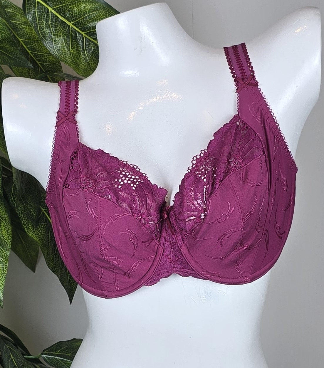 M&S DD-H Lace Built-Up Underwired Bra