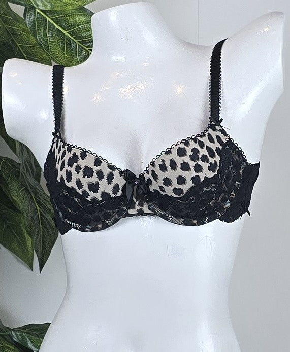 M&S Limited Collection Animal & Lace Padded Bra