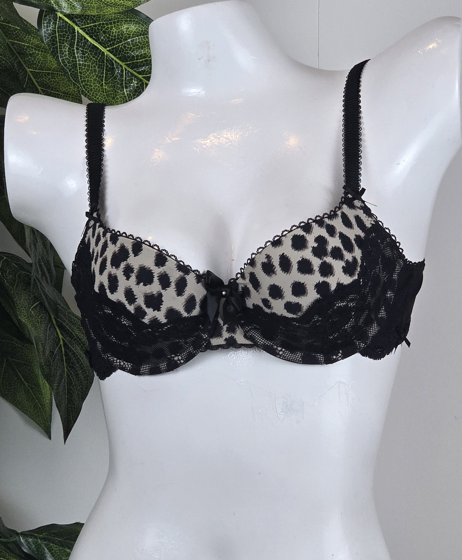 M&S Limited Collection Animal & Lace Padded Bra