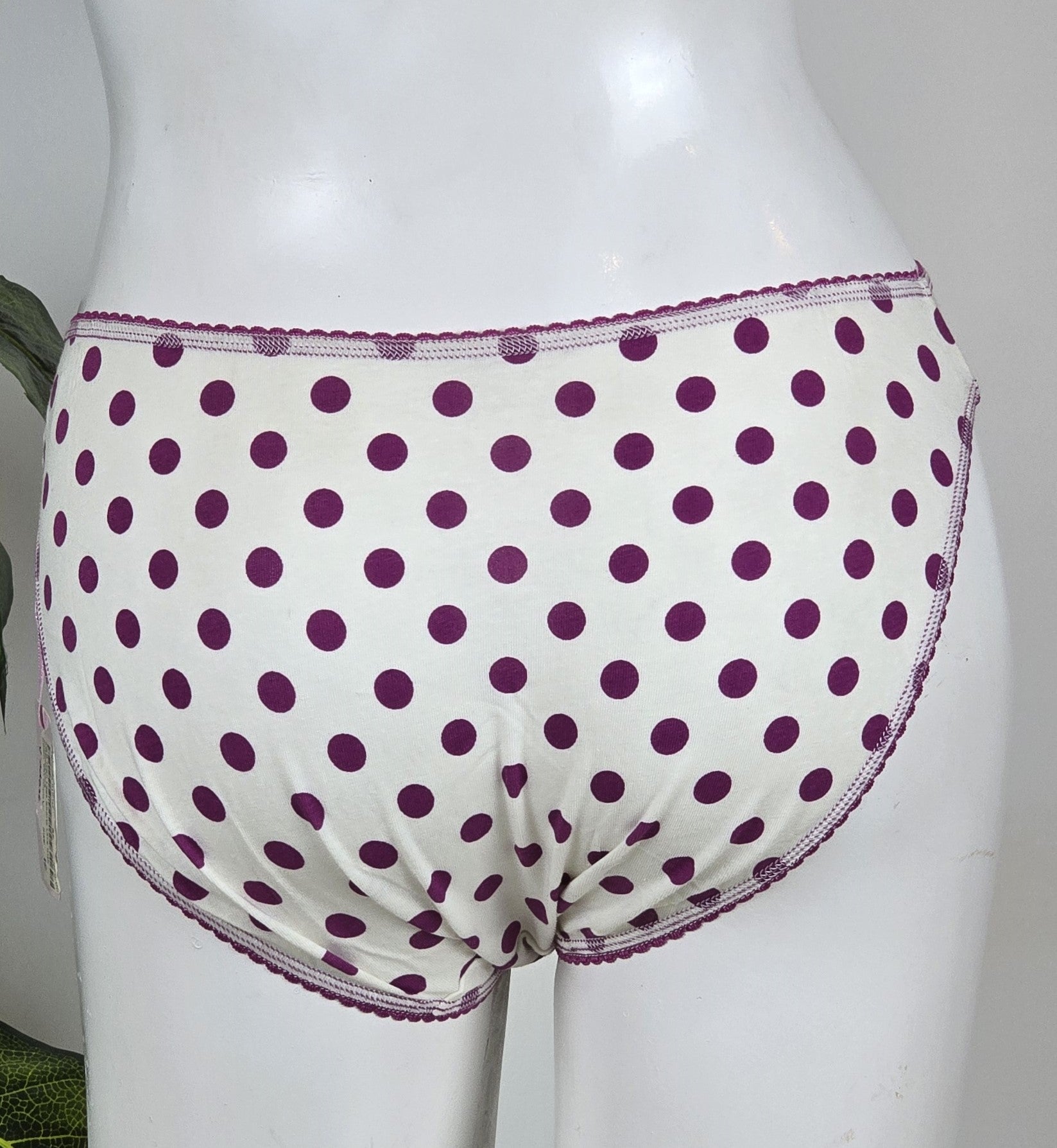M&S High Leg Shorts Lace with Cotton/Lycra