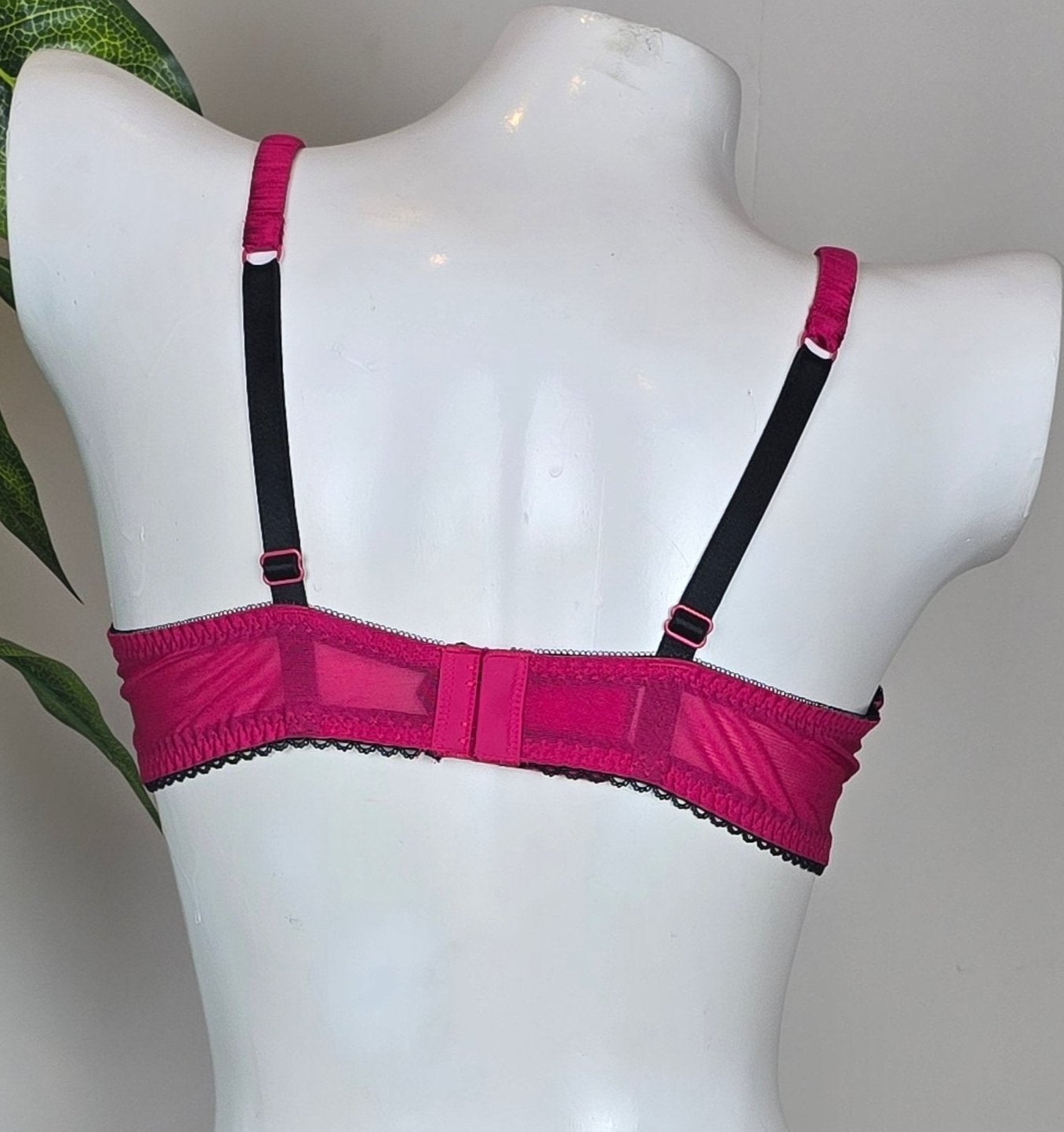 M&S Limited Collection Floral Lace Padded A-DD Bra with Silk
