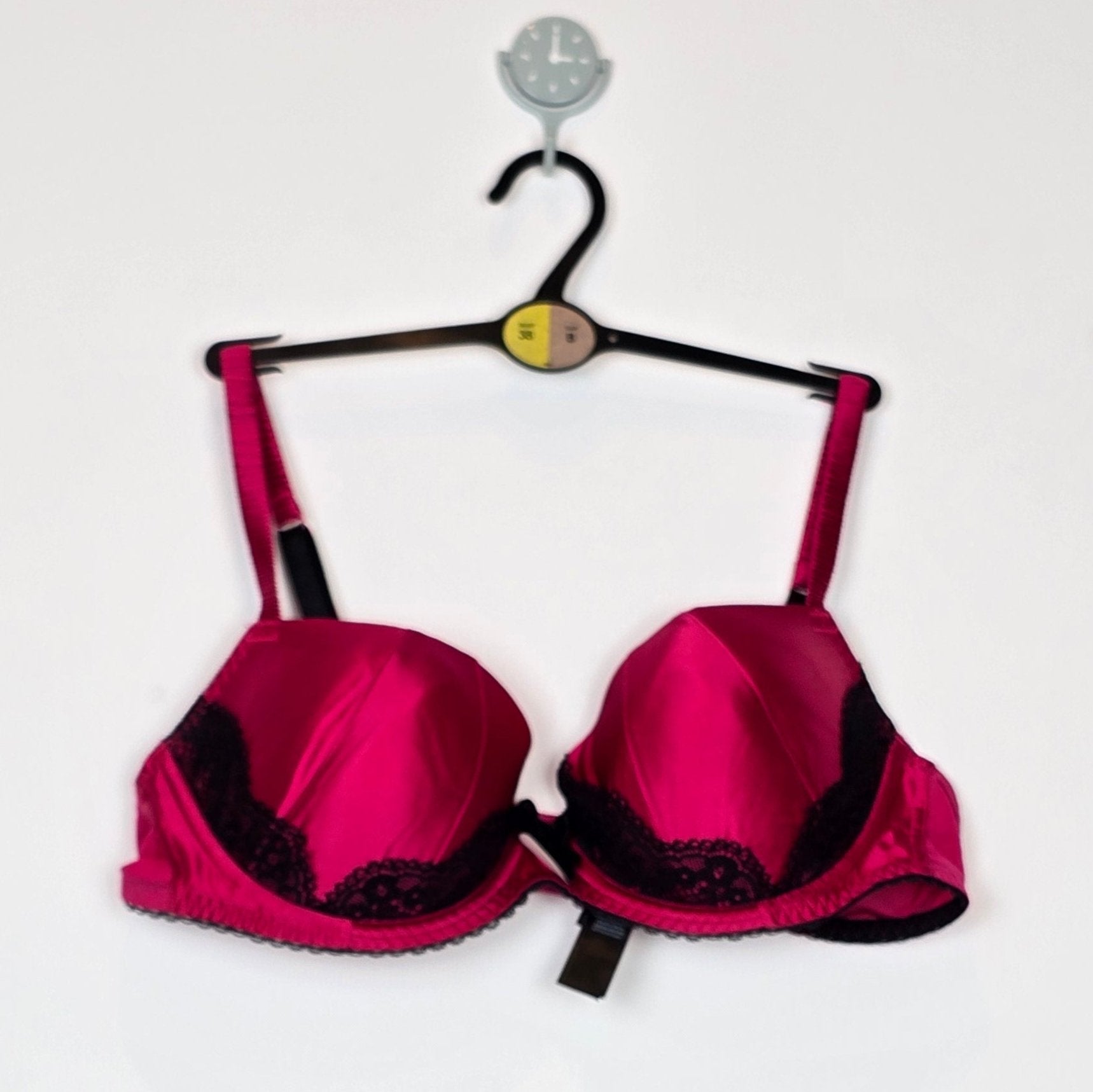 M&S Limited Collection Floral Lace Padded A-DD Bra with Silk