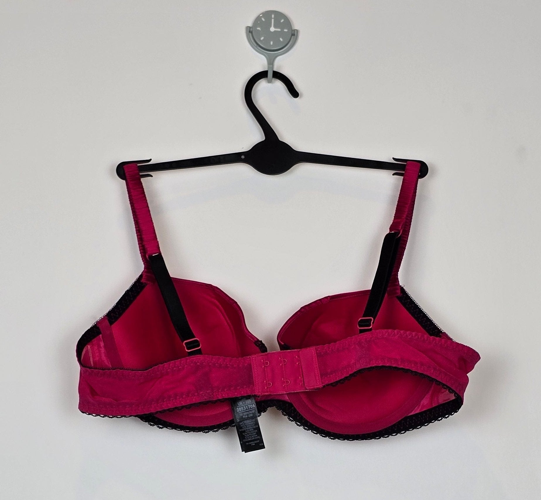 M&S Limited Collection Floral Lace Padded A-DD Bra with Silk