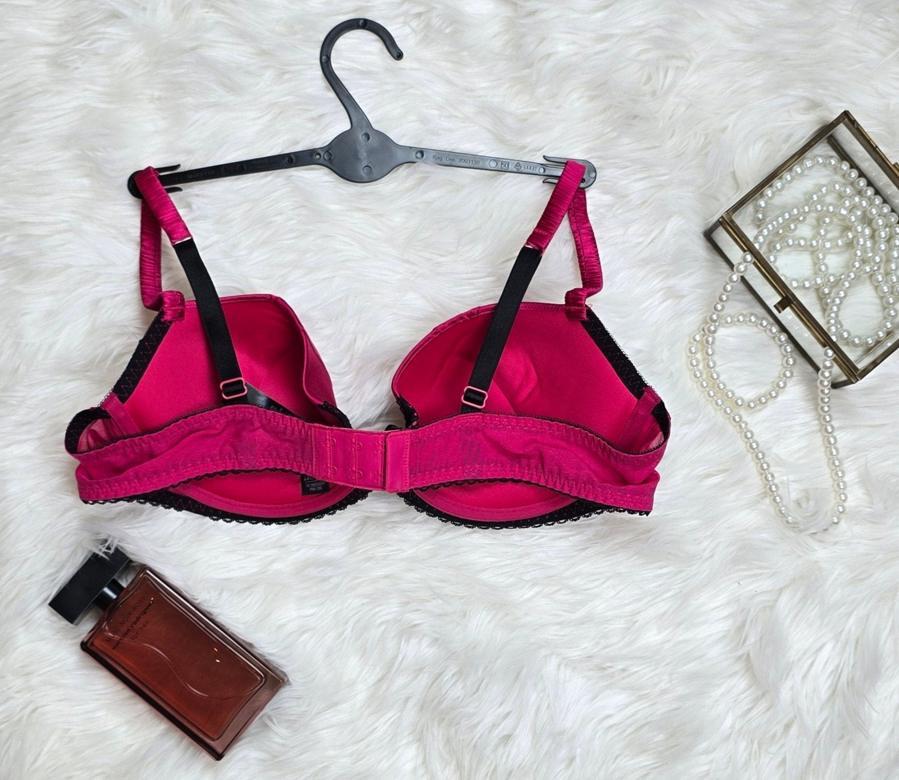 M&S Limited Collection Floral Lace Padded A-DD Bra with Silk