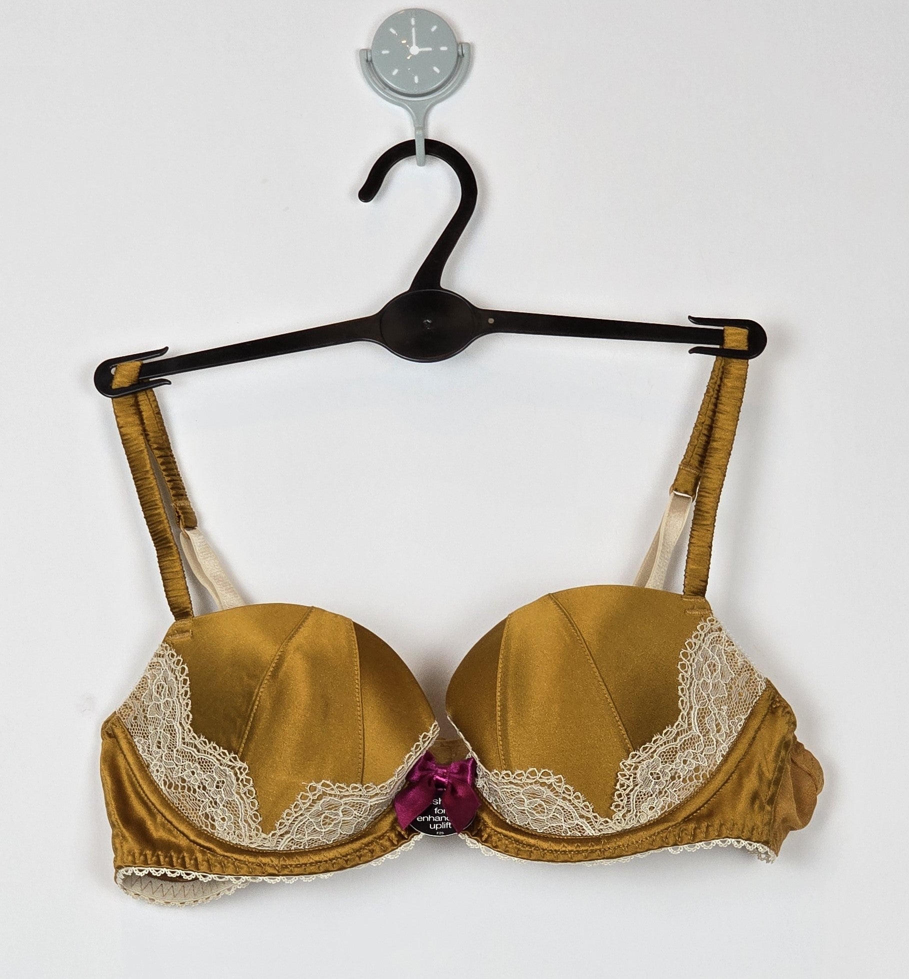 M&S Limited Collection Floral Lace Padded A-DD Bra with Silk