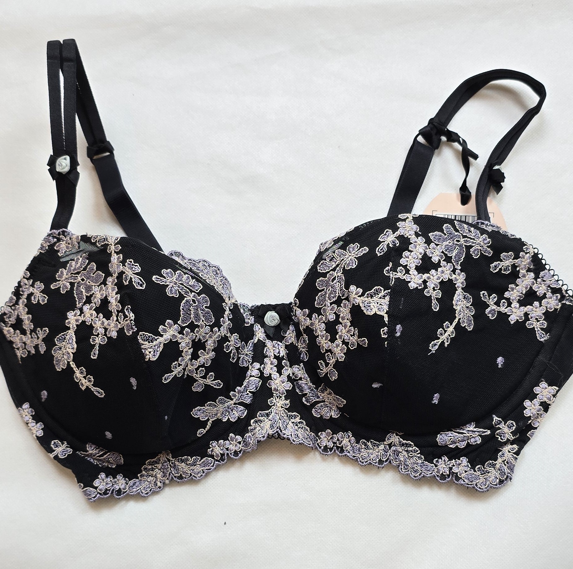 M&S Collette Dinnigan Floral Embroidered Padded Bra