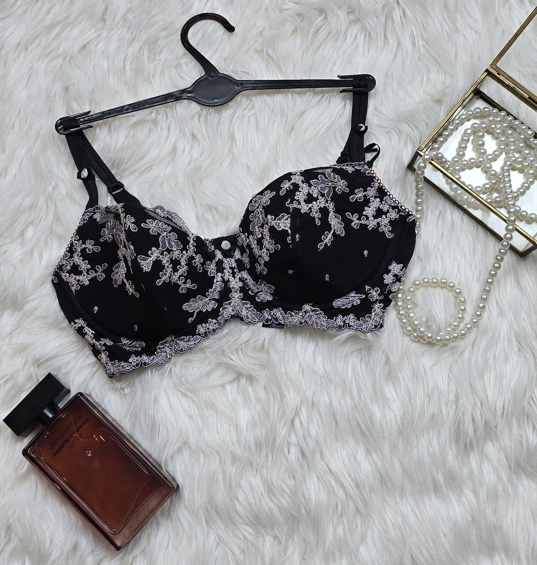 M&S Collette Dinnigan Floral Embroidered Padded Bra