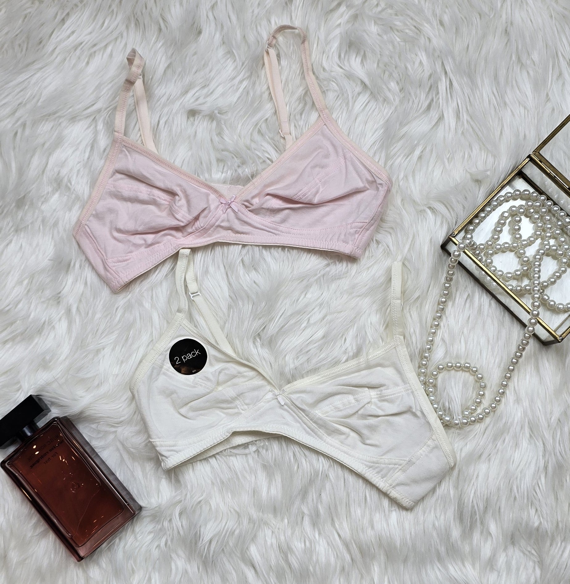 M&S 2 Pack Angel Non-Wired First Bras