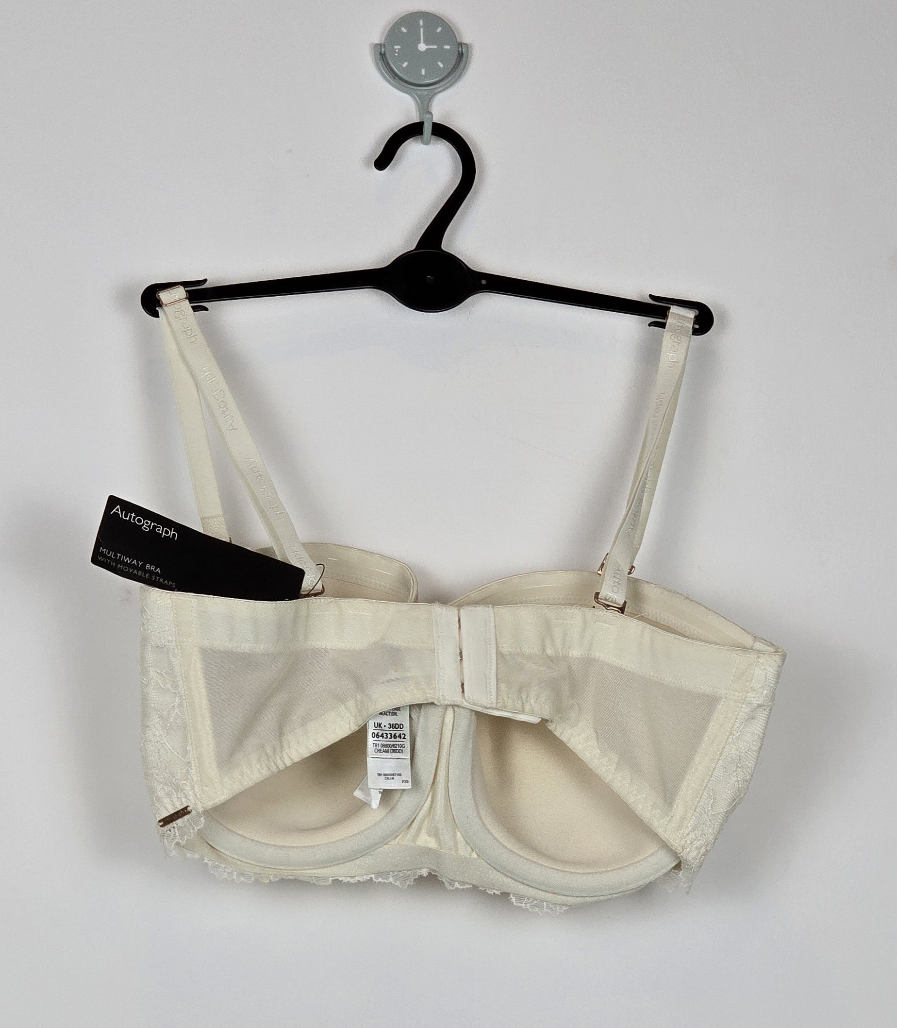 M&S Autograph Retro Lace Multiway DD-G Bra with Silk