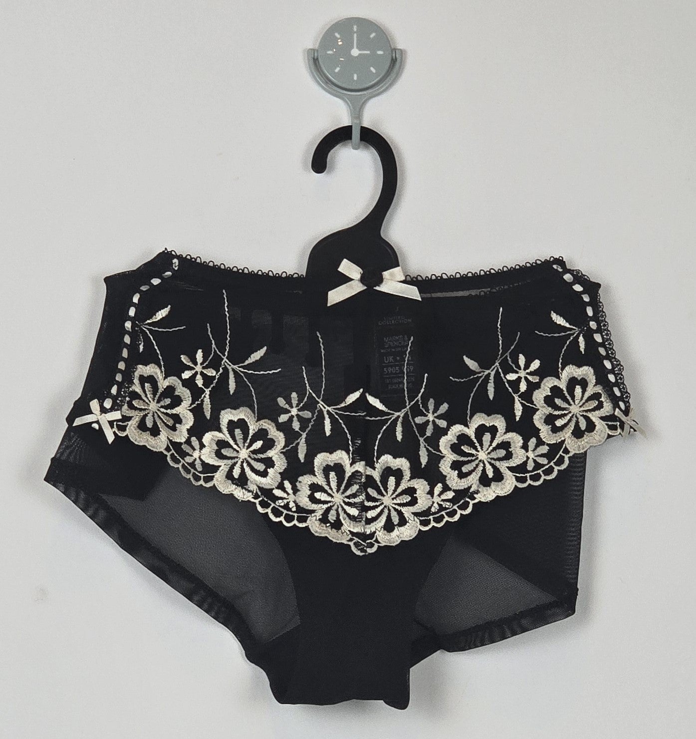 M&S Limited Collection Low Rise Floral Embroidered Shorts