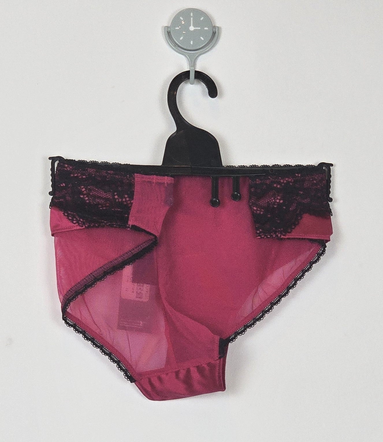 M&S Limited Collection Floral Lace Brazilian Knickers with Silk