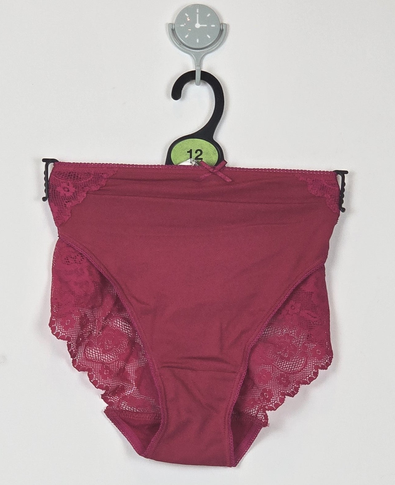 M&S Floral Embroidered High Leg Knickers