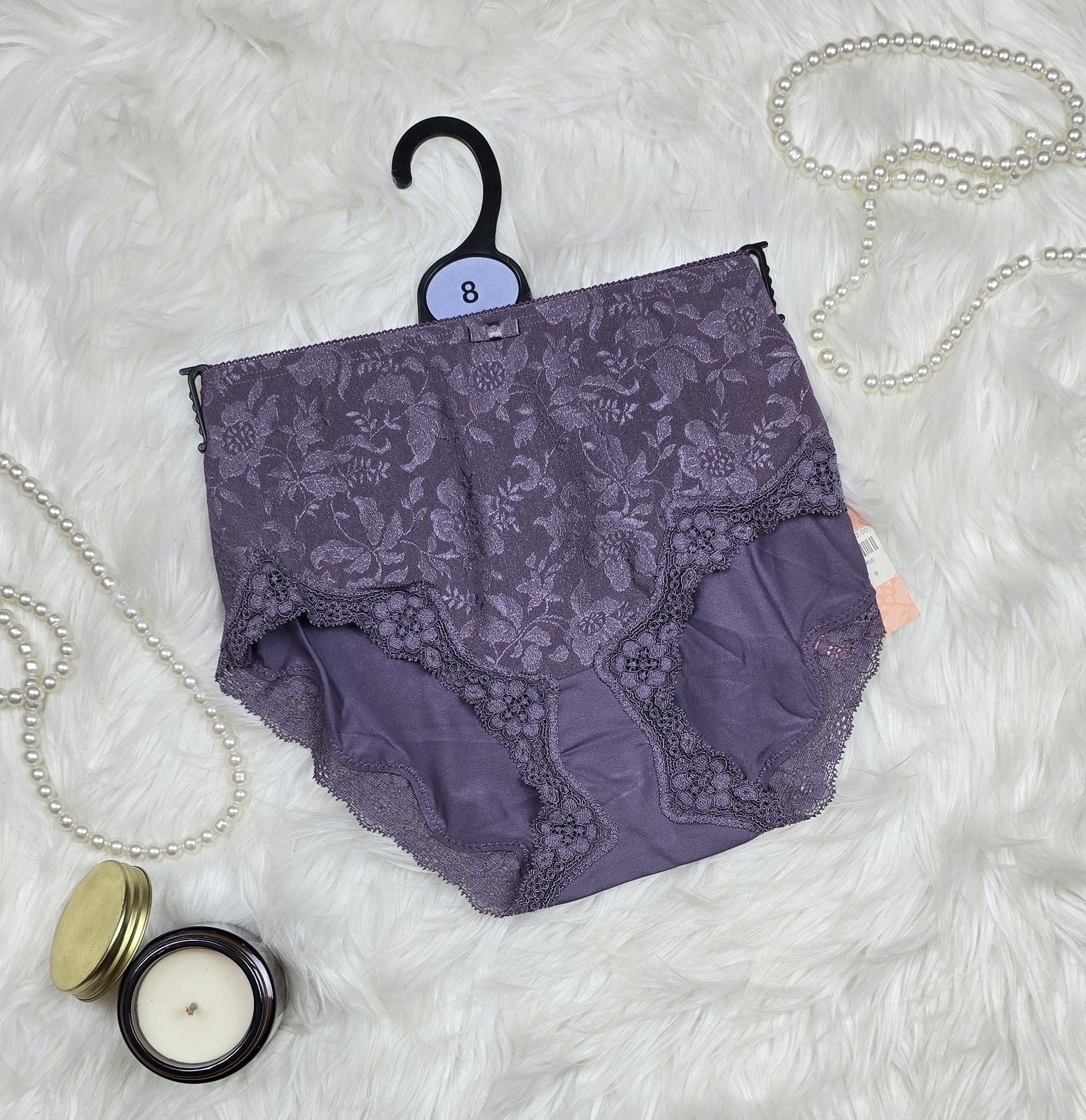 M&S Low Rise Floral Jacquard Midi Knickers
