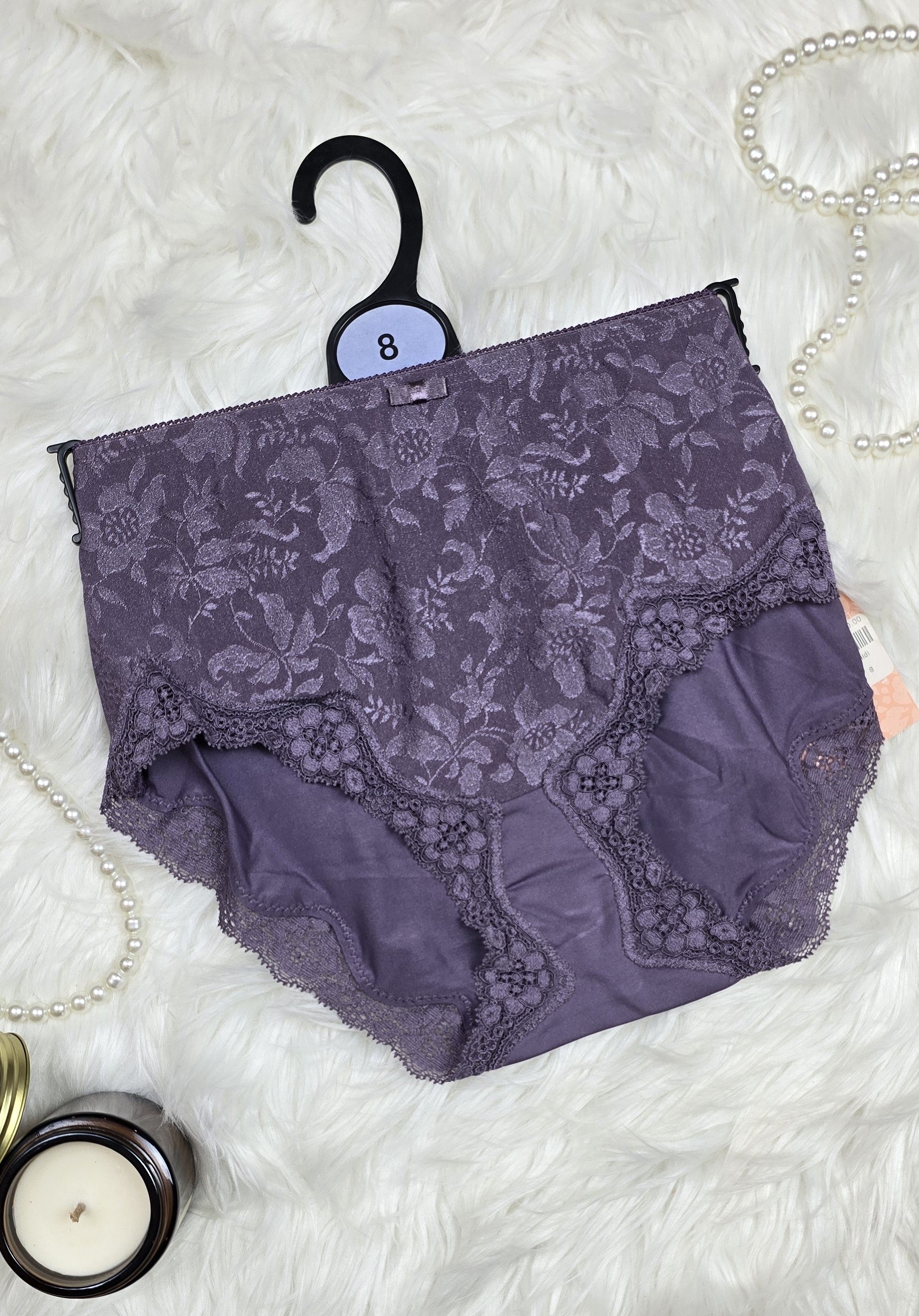 M&S Low Rise Floral Jacquard Midi Knickers