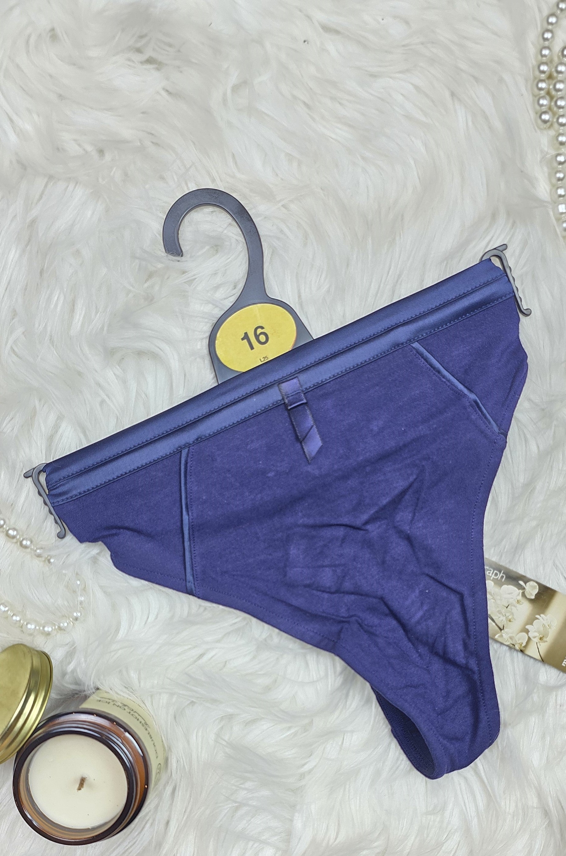 M&S Autograph Modal Rich High Leg Thong