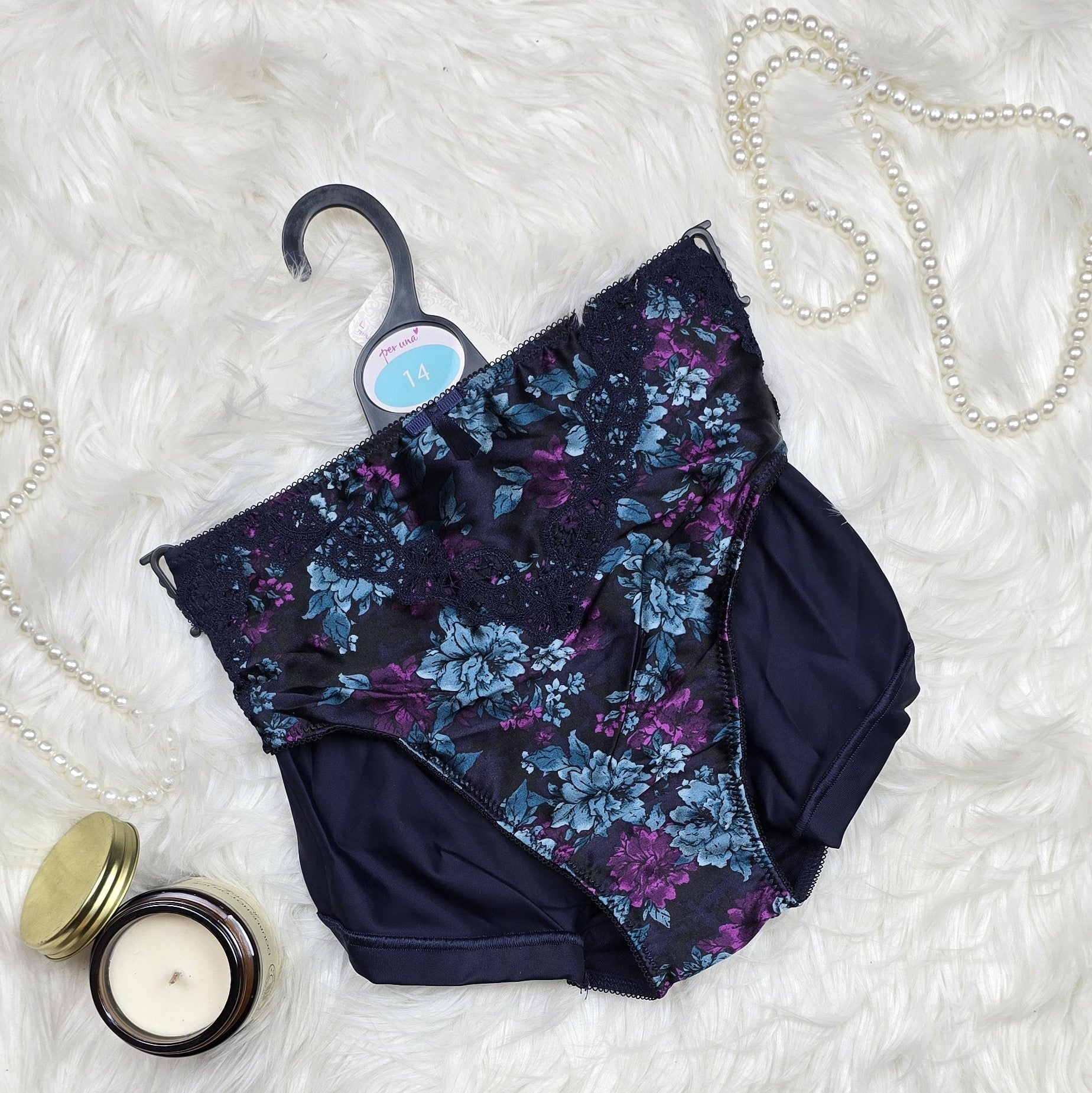 M&S Per Una High Leg Knickers with Silk