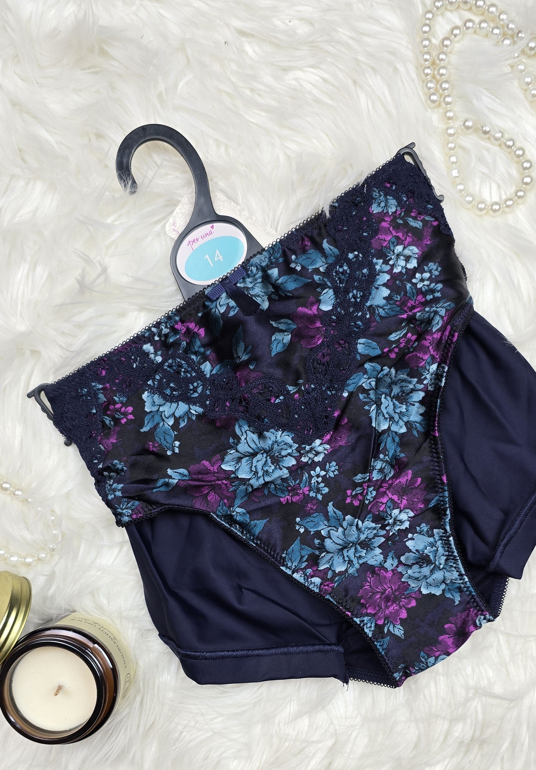 M&S Per Una High Leg Knickers with Silk