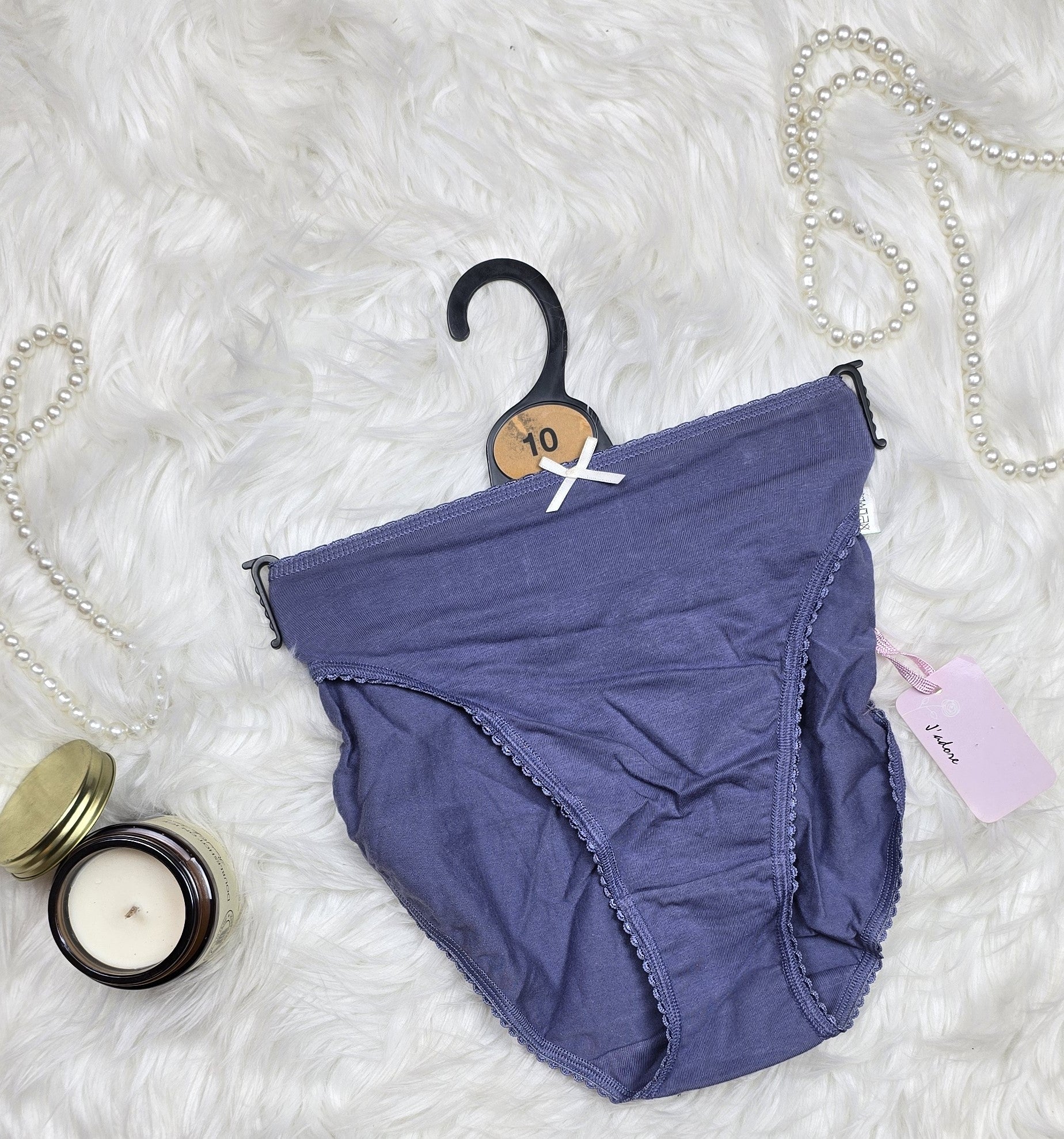 M&S Cotton Rich High Leg Knicker