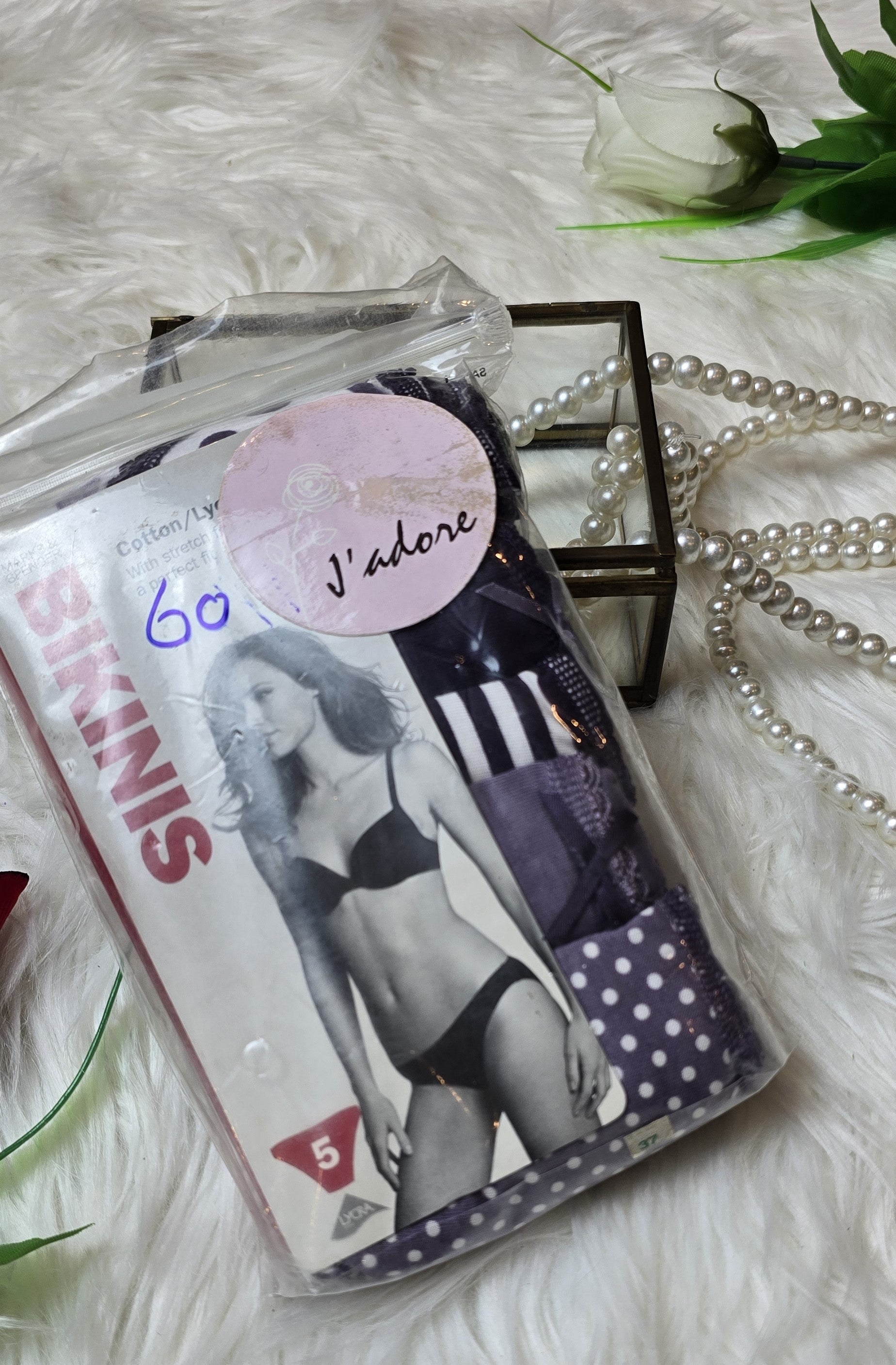 M&S 5 Pack Cotton Rich Assorted Bikini Knickers