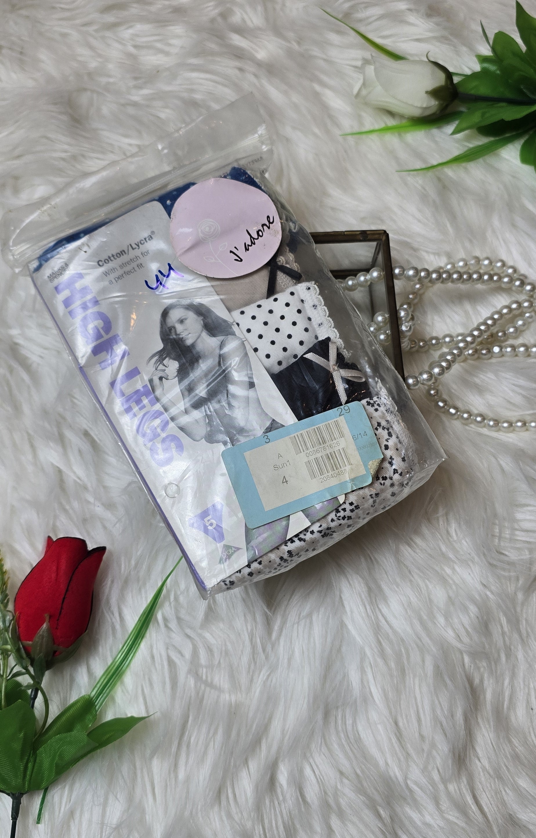 M&S 5 Pack - High Leg Knickers