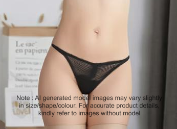 Ann Summers Pure Lace Black G-String