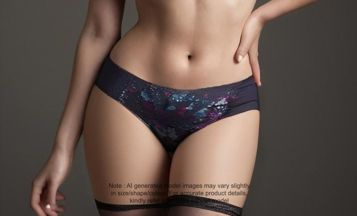 M&S Per Una High Leg Knickers with Silk