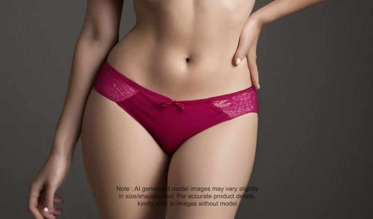 M&S Floral Embroidered High Leg Knickers